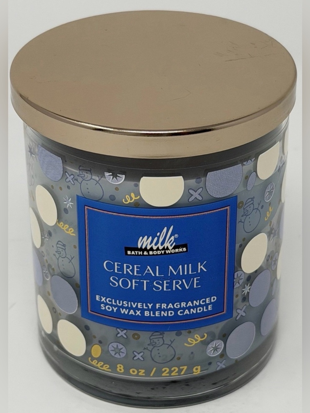 Bath & Body Works Cereal Milk Soft Serve Single Wick Candle